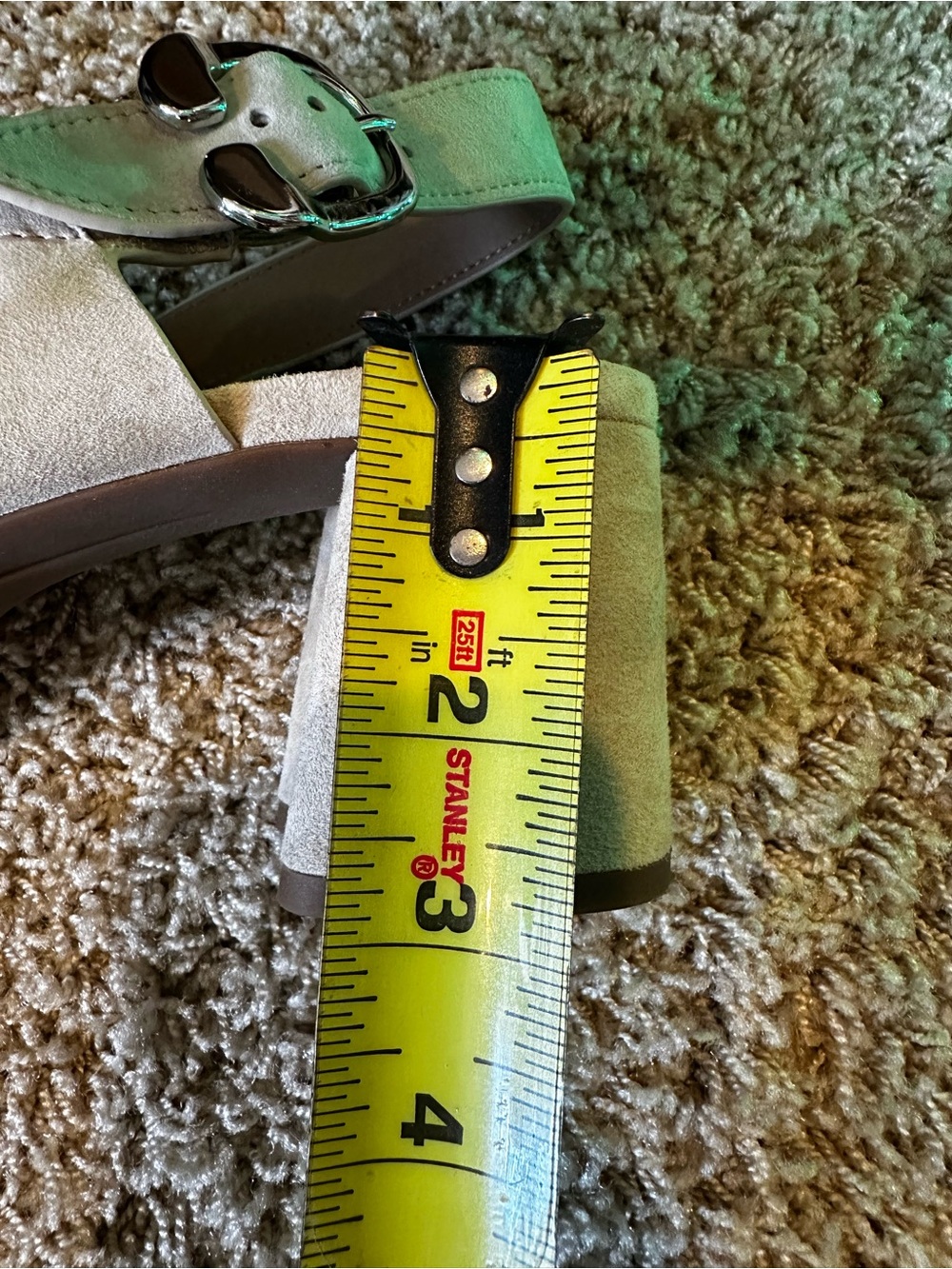 Aerosoles Camera Stone Suede Sandals - Picture 13 of 16